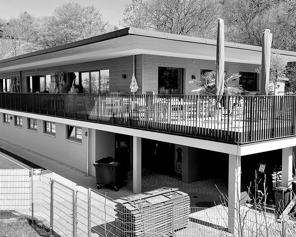 vfr-Merzhausen Vereinsheim nach Fertigstellung durch Koch Bauunternehmung GmbH